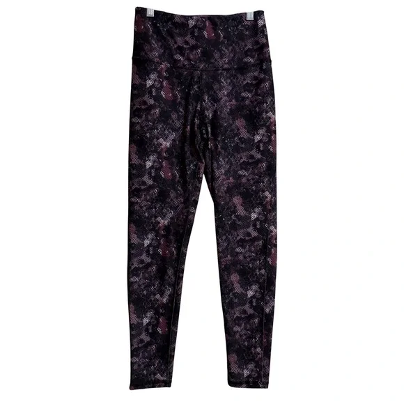 Marika Snake‎ Print High Rise Leggings Athletic Pants Women Size S - Picture 2 of 7